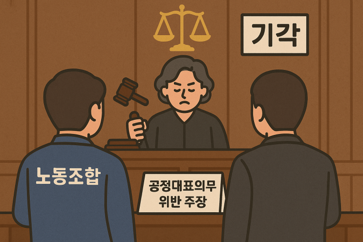  (사건기록) 노동조합 공정대표의무 위반 주장 기각