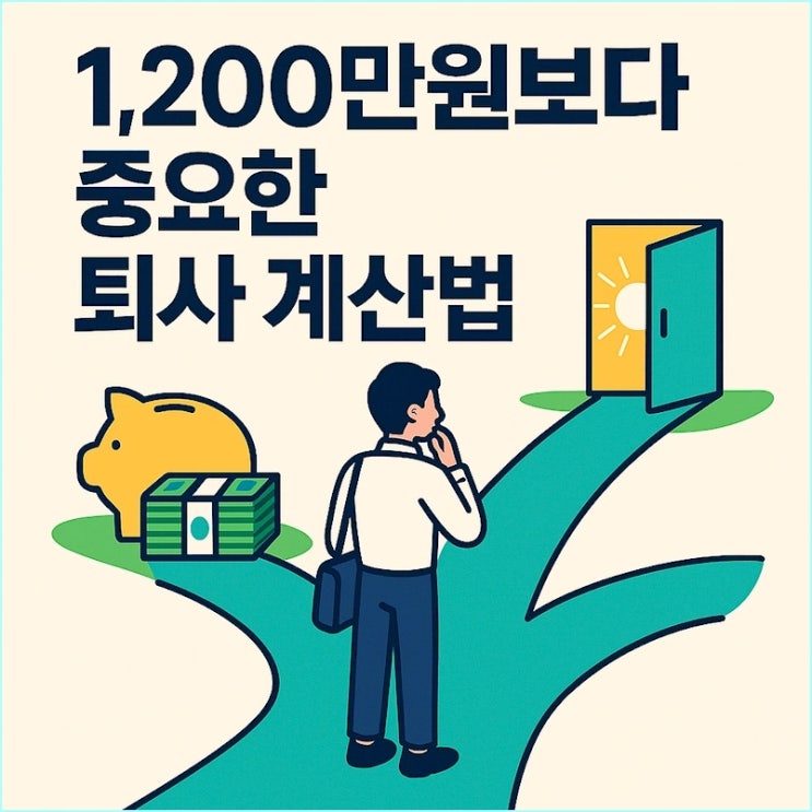  청년내일채움공제 퇴사 고민? 1,200만 원보다 중요한 기회비용 계산법