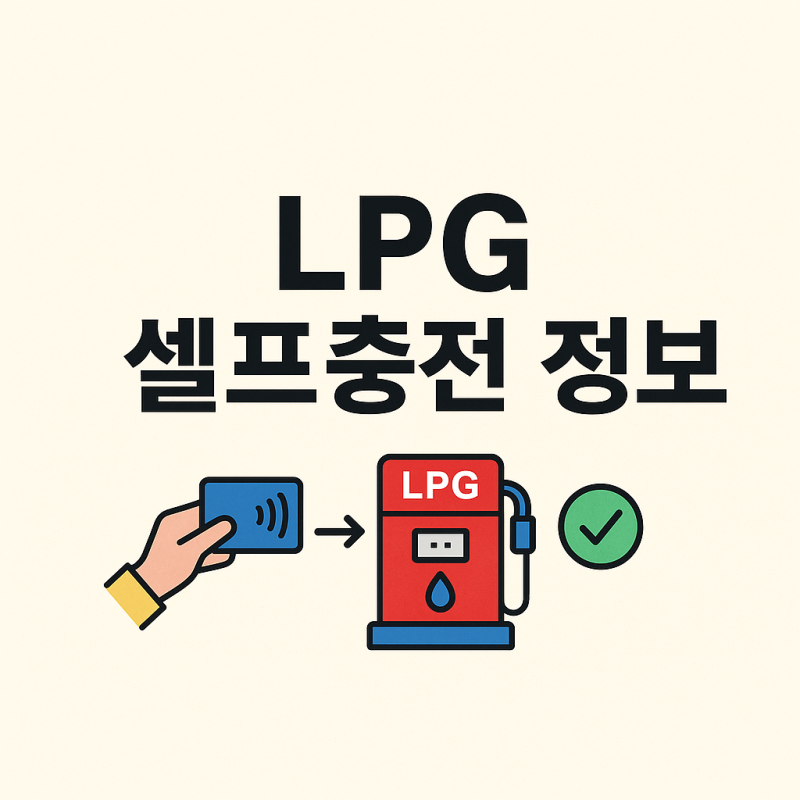 2025년 11월부터 LPG 셀프충전 허용! ⛽