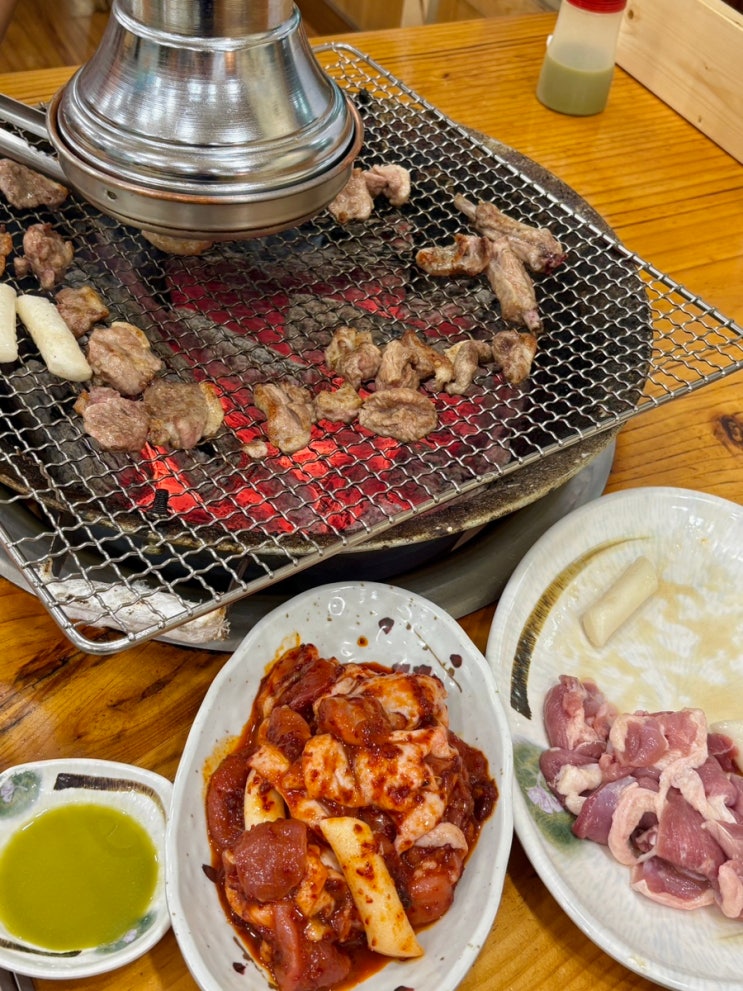  춘천 오리고기 맛집, 가족모임 회식장소 추천 툇골오리 본점