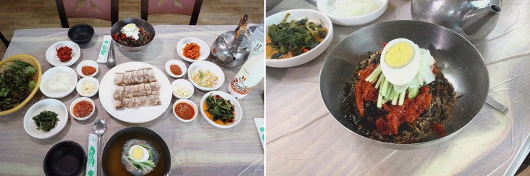  온육수와 냉육수의 조화를 경험할 수 있는 진고개냉면, 강릉 영진해변 아침식사 맛집