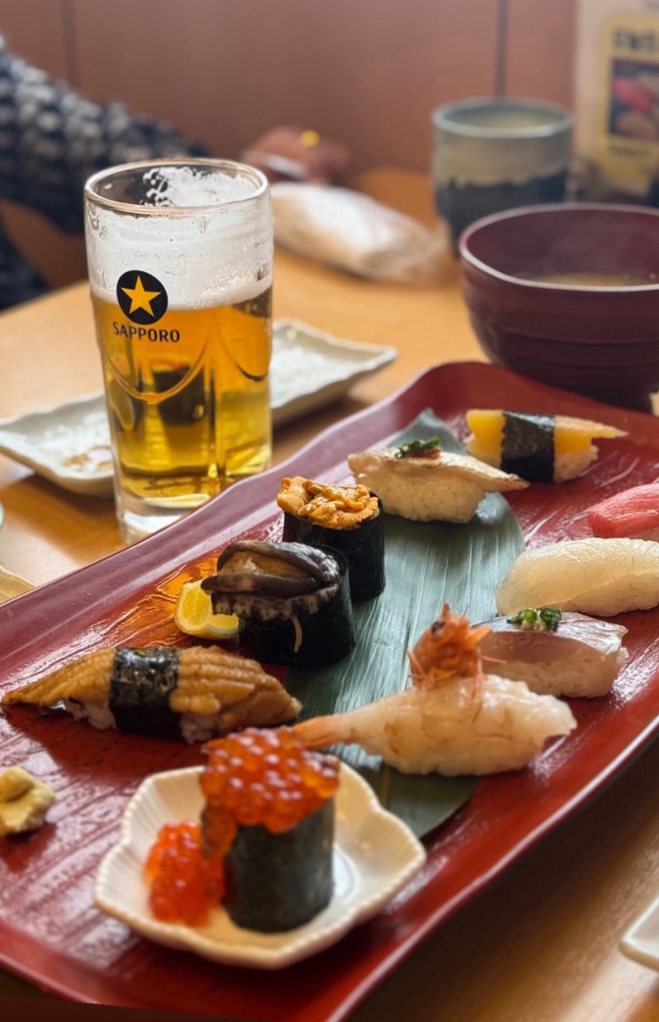  일본후쿠오카여행 텐진맛집 스시가 맛있는 효탄스시