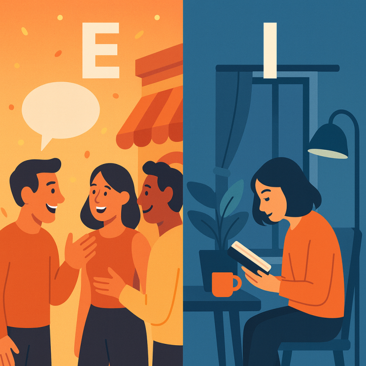  MBTI E vs I, 당신은 어느 쪽인가요?