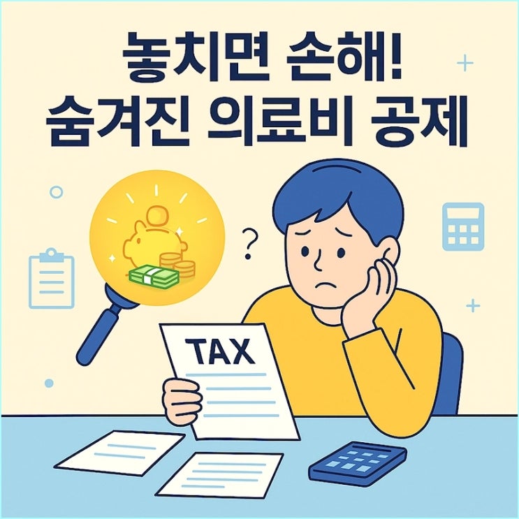  연말정산 의료비 0원? 실손보험금 제외 후 놓치기 쉬운 공제 TOP 3 (경정청구 꿀팁)