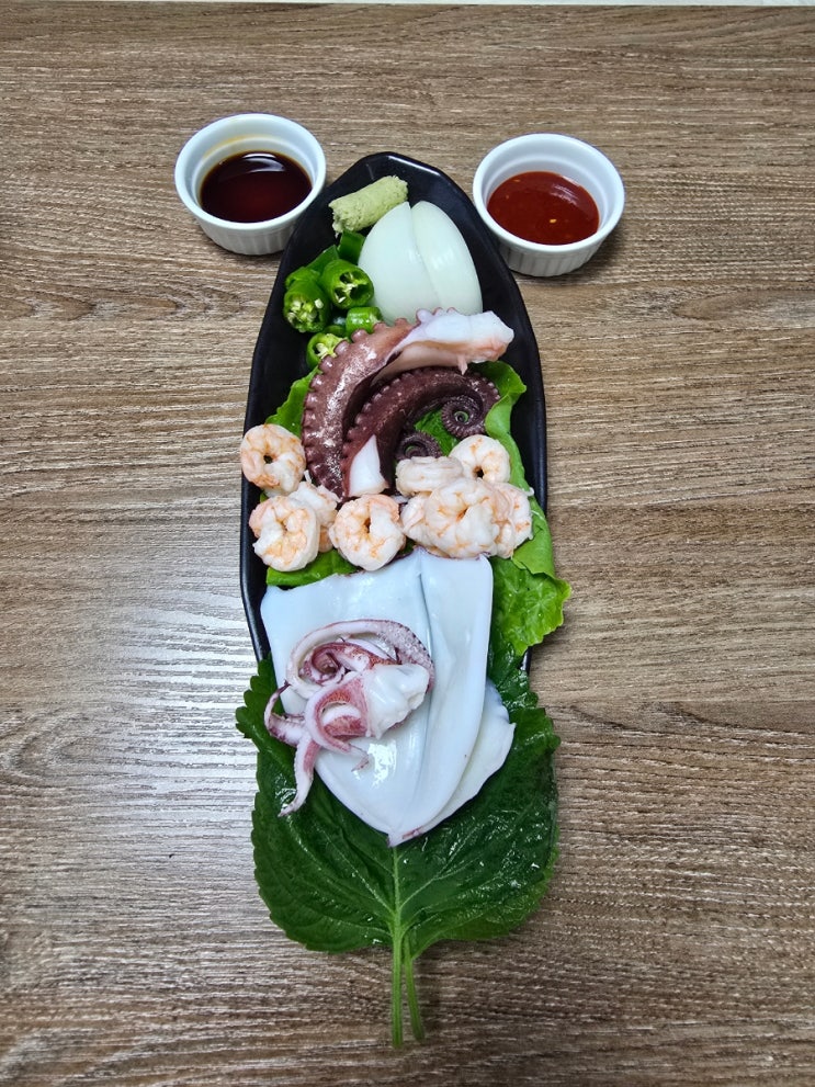  [제주일상] 오늘 저녁은 제주산 한치와 문어숙회 그리고 새우