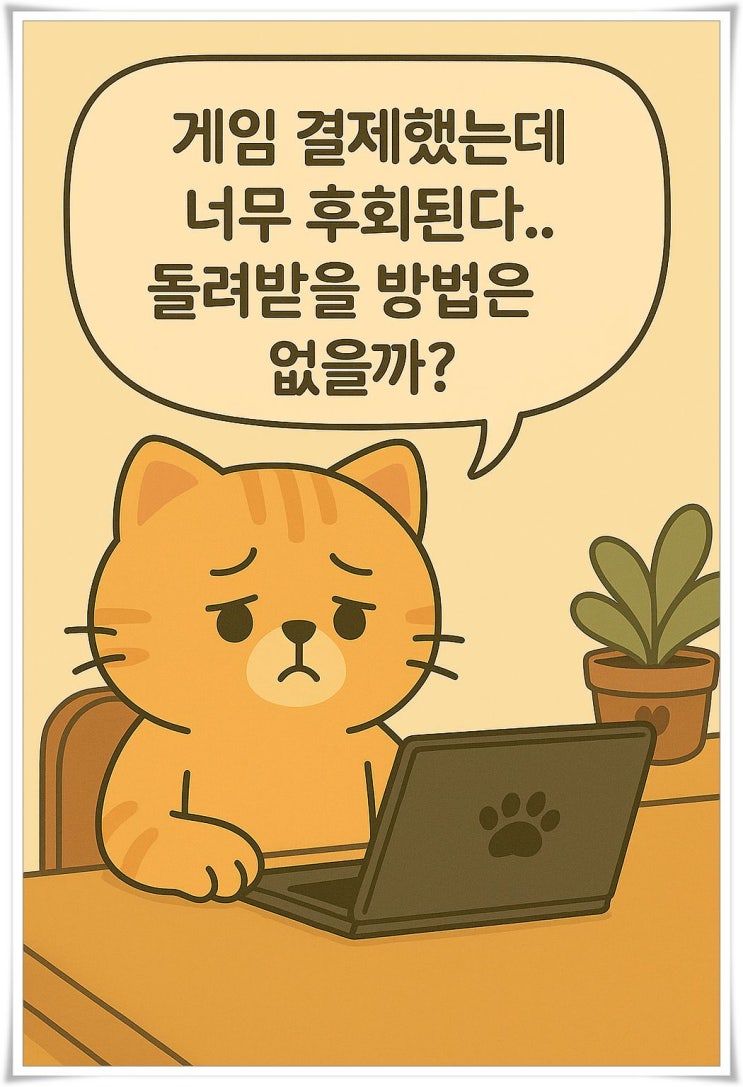  구글 게임 정기 자동 결제 환불 요청