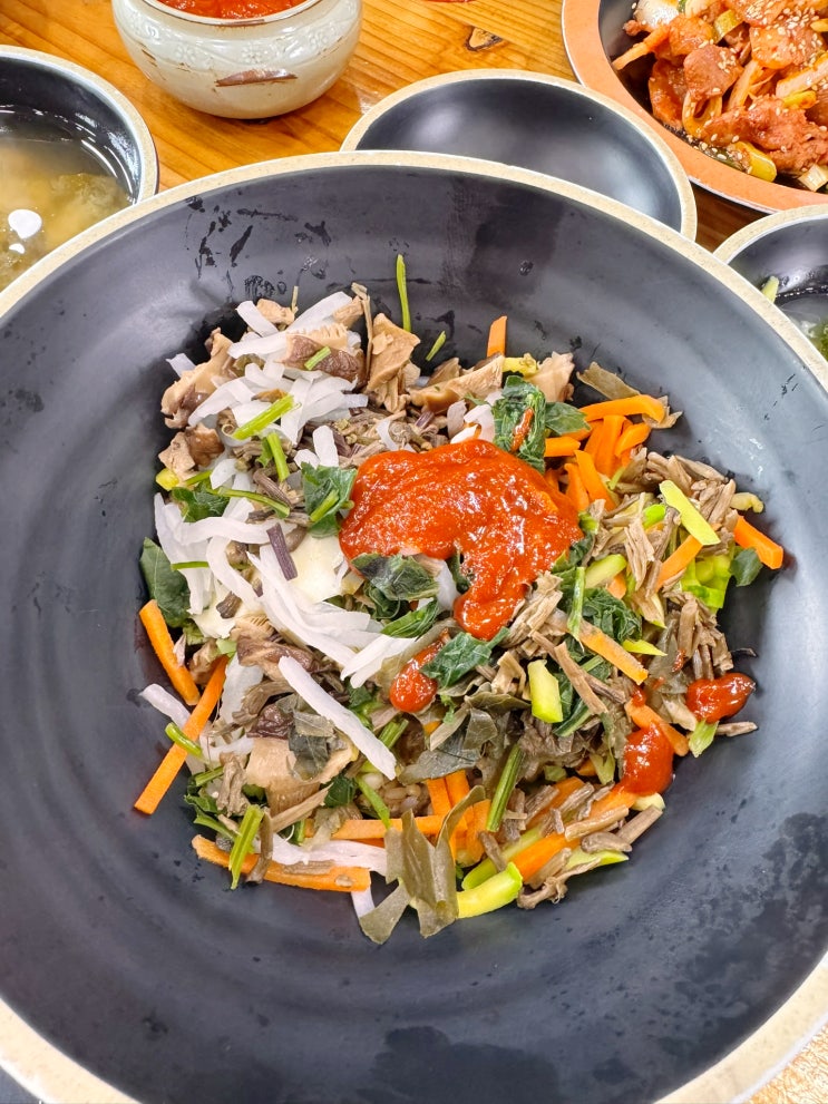  제주애월맛집 점심 현지인 가성비 산채비빔밥 참솔식당