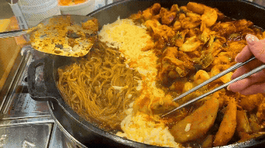  동탄 닭갈비 맛집 산갈래닭갈비 중독적인 소스맛, 단체 회식 가능
