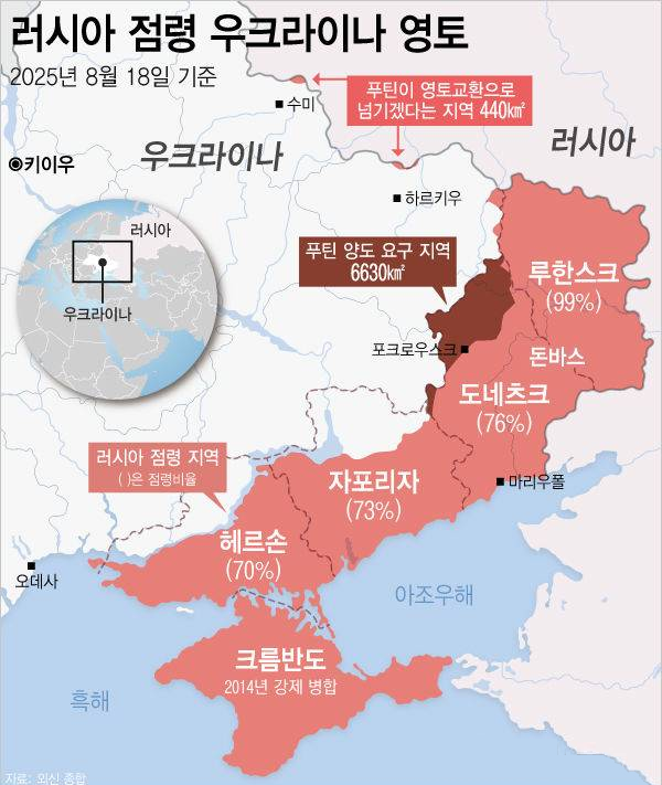 돈바스 주면 <b>우크라이나</b> 진격을 멈추겠다 - <b>푸틴</b>