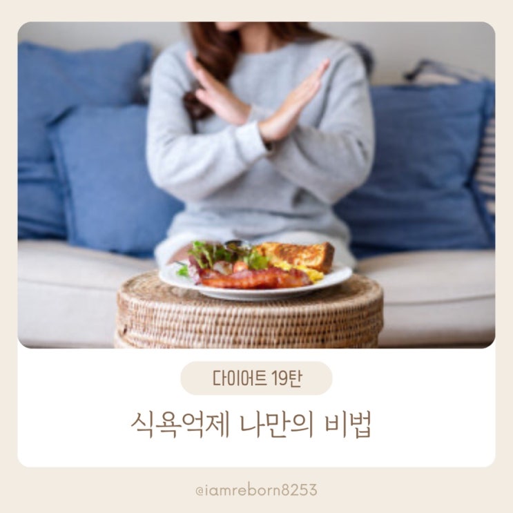  [다이어트 19탄] 식욕 조절하는 나만의 비법 공개