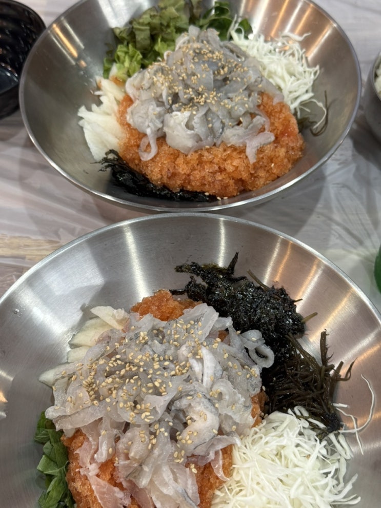  물회가 맛있는, 안락시장맛집 석이네 횟집