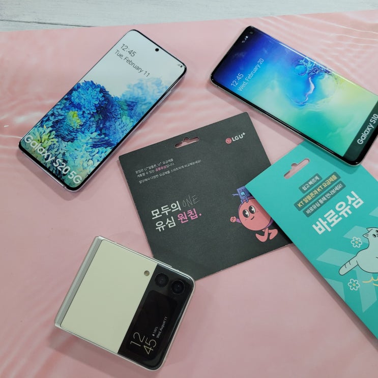  알뜰폰 통신사 번호이동 KT, LG 셀프개통