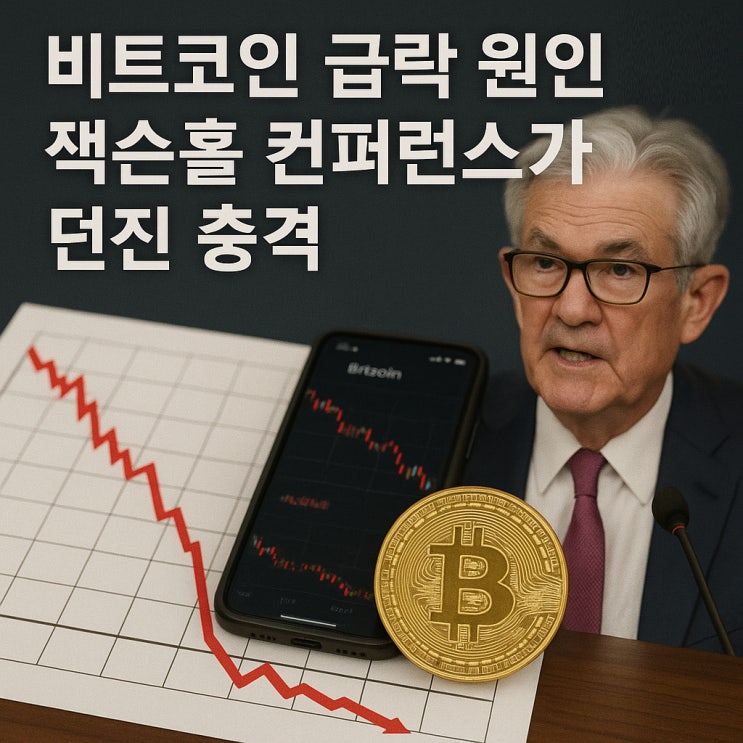 <b>비트코인 급락</b> 원인 분석, 잭슨홀 컨퍼런스가 가져온 <b>충격</b>