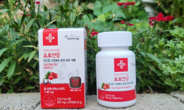  요로영양제 찾는다면 크랜베리영양제 닥터바이탈 요로건강 추천