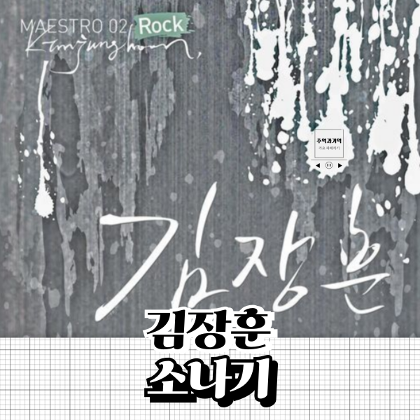 김장훈 소나기 위로가 되는 노래 추천 가사 해석