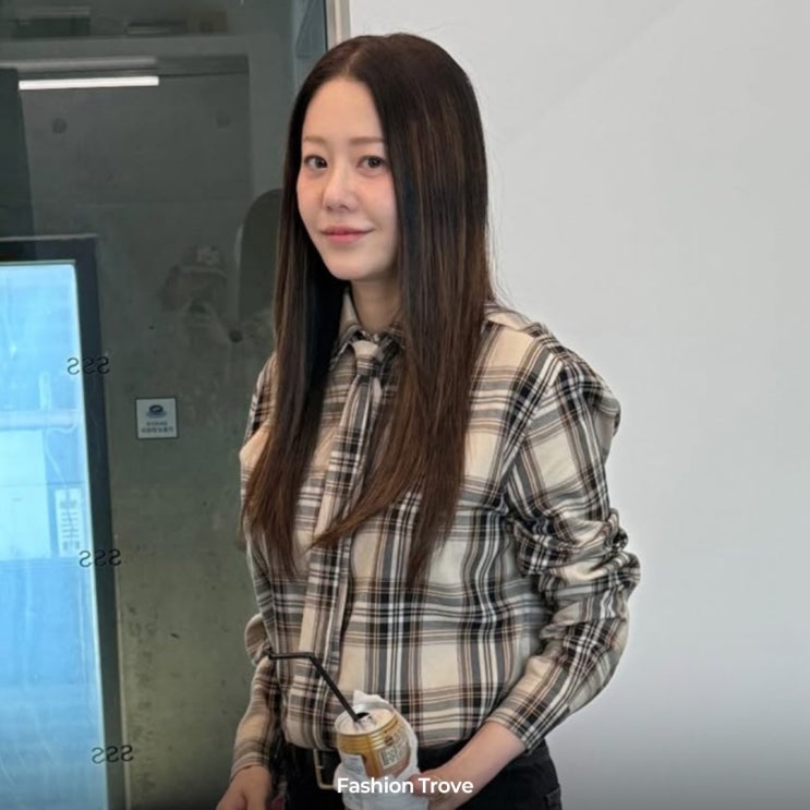 <b>고현정 살롱드립2</b> 체크 셔츠 패션, 40대라고 해도 믿겠어..
