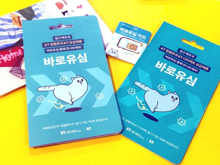  KT 데이터 쉐어링 유심 개통 절차 안내