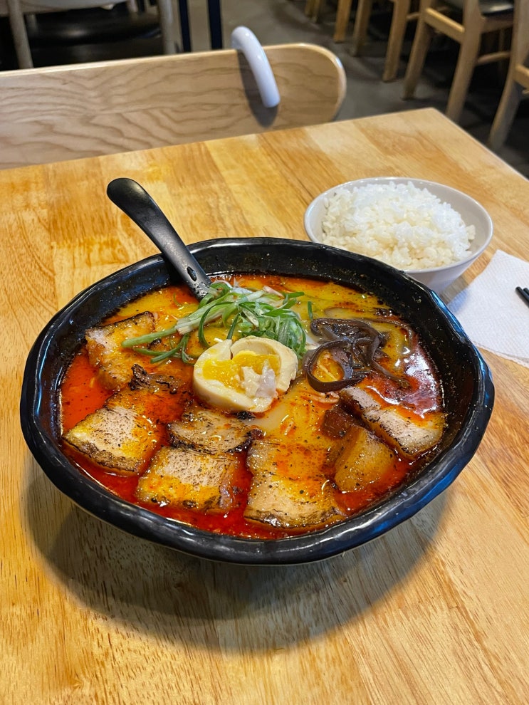  얼큰한 라멘 땡기시는 분? 청라 라멘 맛집 모바면가 (내돈내산)