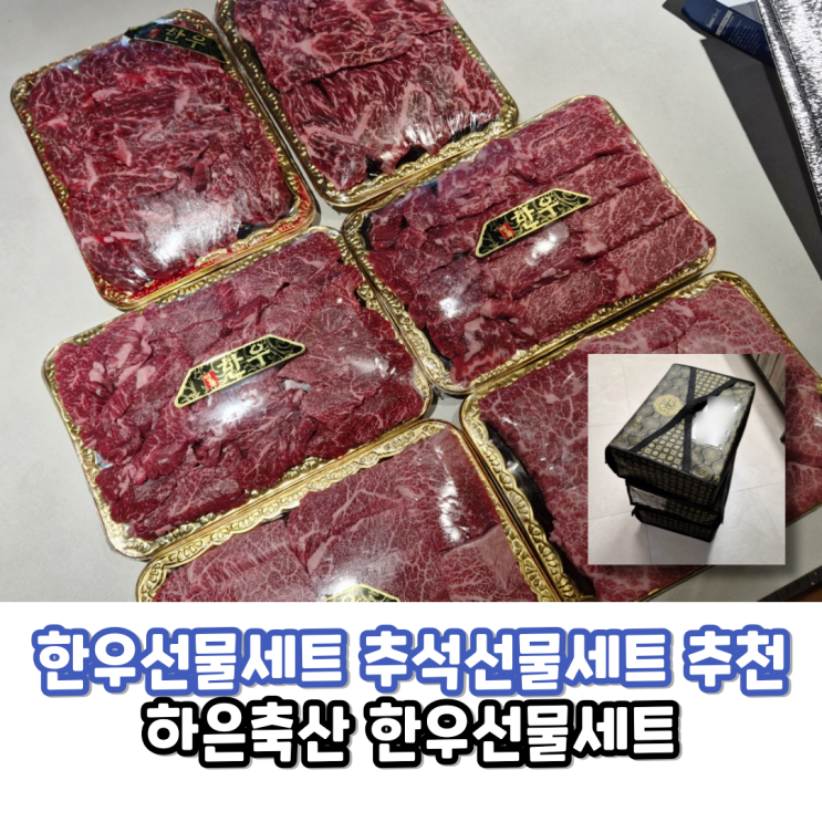  하은축산 한우투뿔 한우선물세트 추석선물세트 추천
