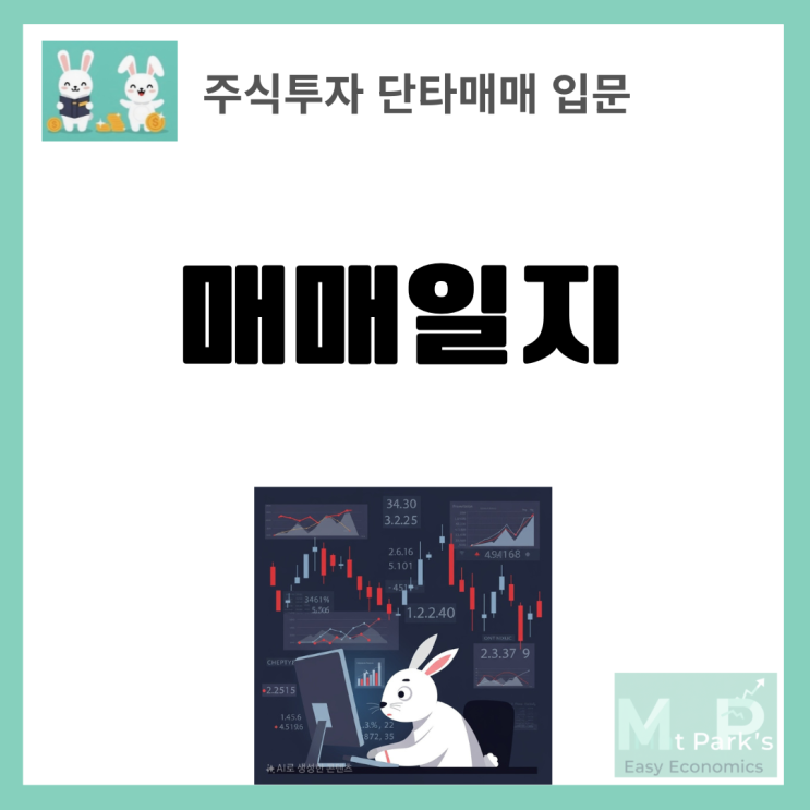  단타매매 실전 차트 분석법과 매매일지 작성으로 수익률 높이기