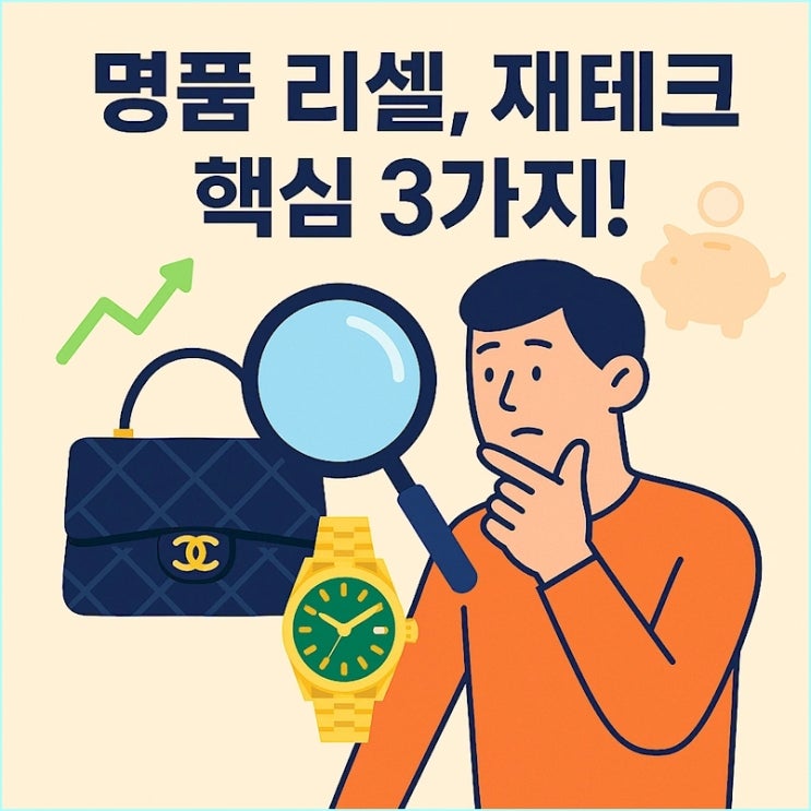  명품 리셀, 정말 '재테크'가 될까? (샤테크, 롤테크 투자 전 반드시 알아야 할 3가지)