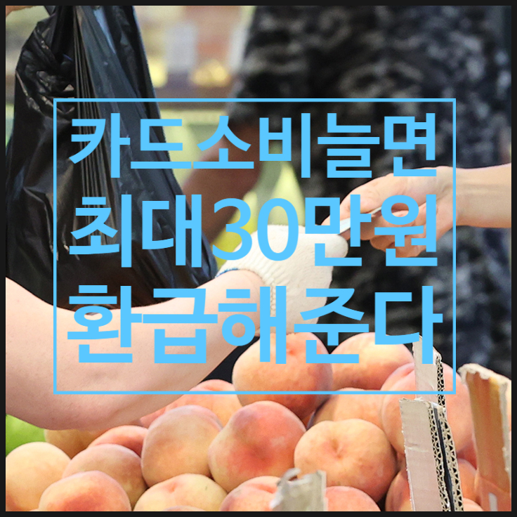  카드 소비 늘면 최대 30만원 환급! 상생페이백 시행 방법 완벽 정리