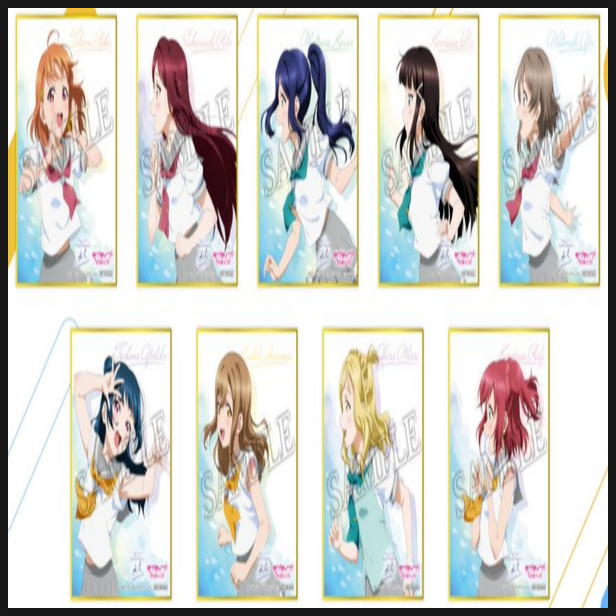  러브 라이브 선샤인 Aqours 9주년 기념 전시회 예약방법 MD 특전 정보