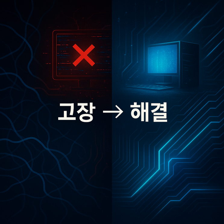  청주 컴퓨터 윈도우 재설치 전문!포맷 한 번으로 느려진 속도 확실히 해결