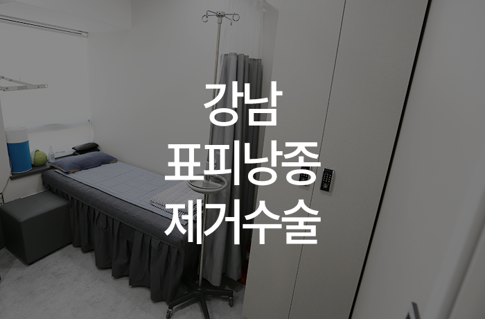 강남 주위에서 표피낭종 제거수술