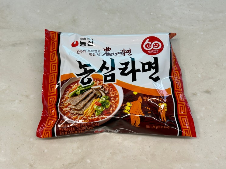  안성탕면의 고급버전? 진짜 맛있는 농심라면 후기