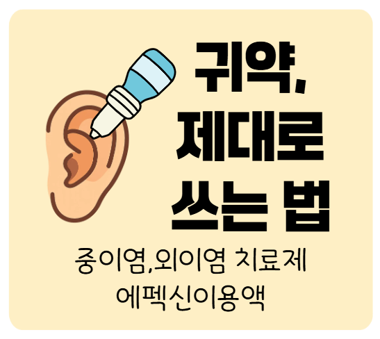 에펙신이용액 사용법·부작용·가격 총정리 (중이염·외이염 항생제 점이액)