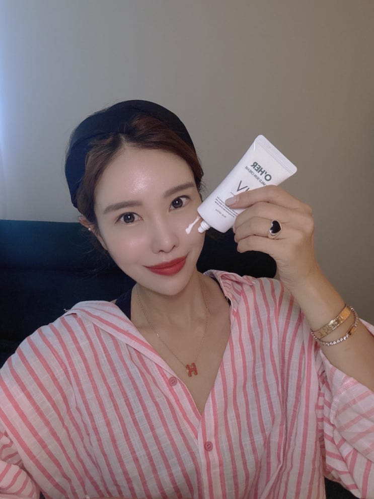  선크림 추천 백탁 없는 무기자차 수분 썬크림 오에르 에잇마일드