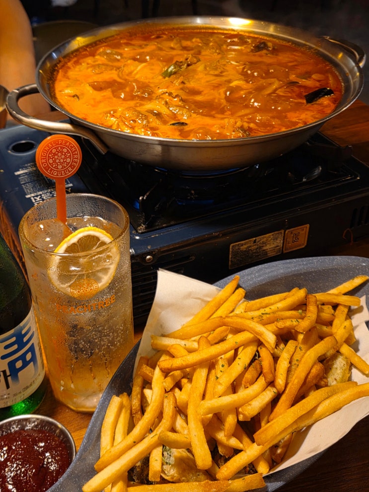  20250814 탄방동맛집 '통불 대전둔산점' / 해고짬뽕탕과 다섯튀김모음 먹고 온 후기