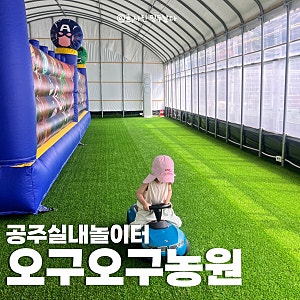 대전근교 공주 신상 실내놀이터 물놀이 다 가능한 오구오구관광농원 찐후기