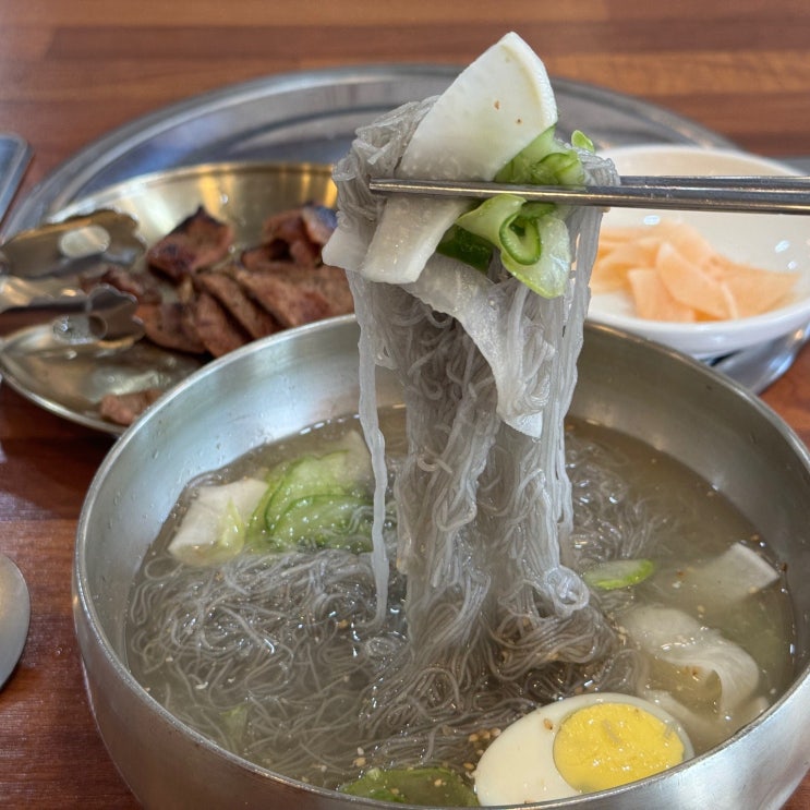  구미 냉면 맛집 원골에서 고쌈냉면 완전 싹싹 비우고 온 후기
