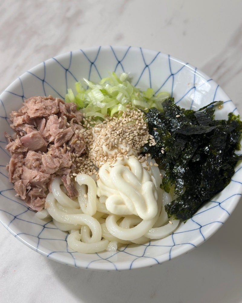 성시경 참치비빔우동 만들기 참치마요우동 레시피