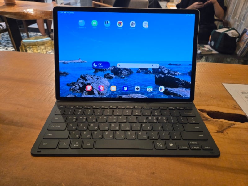 삼성 갤럭시탭 S10 플러스 키보드 북커버 슬림 사용후기