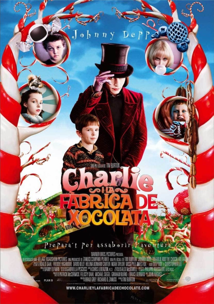  [영국 영화 추천] 찰리와 초콜릿 공장(Charlie and the Chocolate Factory, 2005) - 팀 버튼이 재해석한 동화
