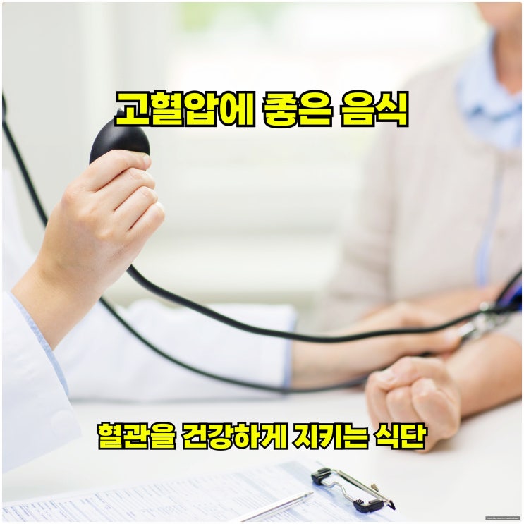  고혈압에 좋은 음식, 혈관을 건강하게 지키는 식단