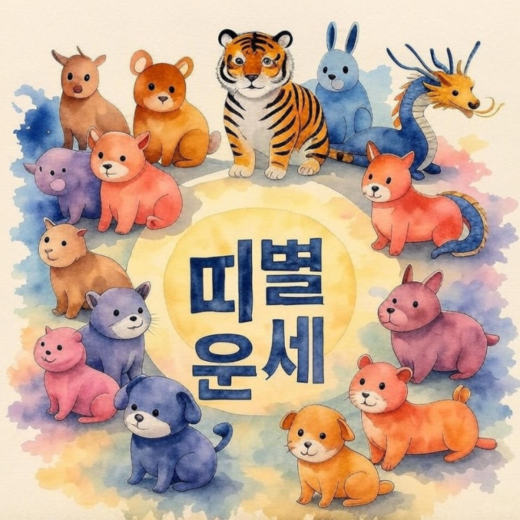  2025년 8월 21일(목)  띠별 오늘의 운세