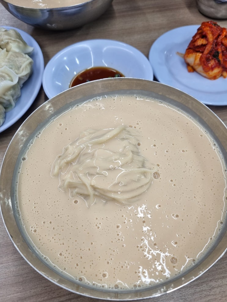  여의도 맛집 진주집 콩국수 웨이팅