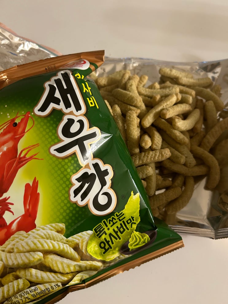  와사비러버가 추천하는 신상 과자 강력 추천 <농심 와사비 새우깡> 파는 곳 및 칼로리