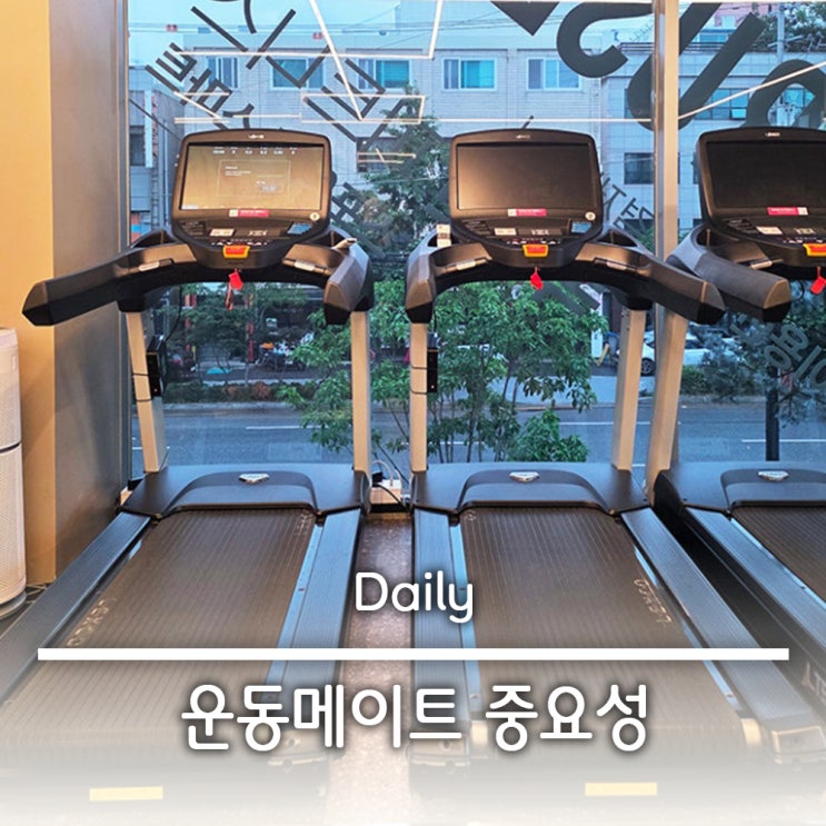  운동메이트 중요성 즐거운 운동 건강한 삶 헬스