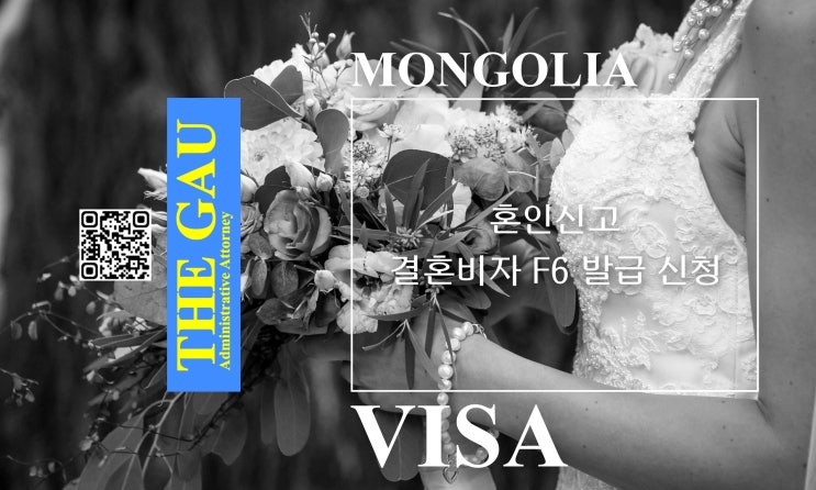  몽골인 배우자 초청을 위한 혼인신고, 결혼비자 F6 발급 신청