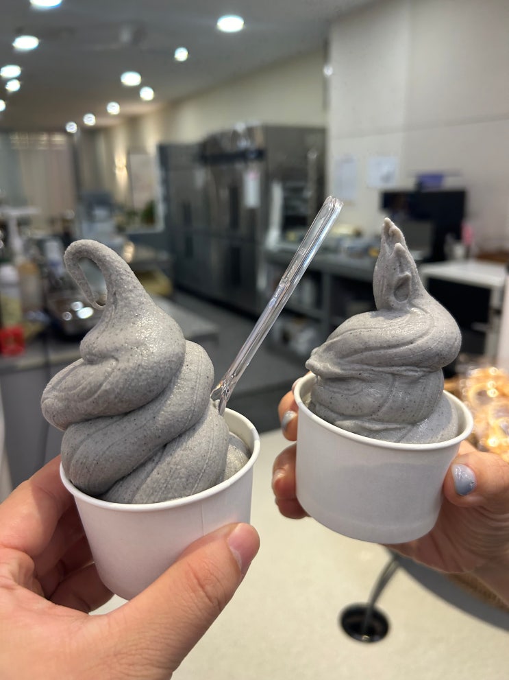  [서울역] 맛있고 진한 디저트, 흑임자 아이스크림 추천 <원조공주떡집 서울스퀘어점>