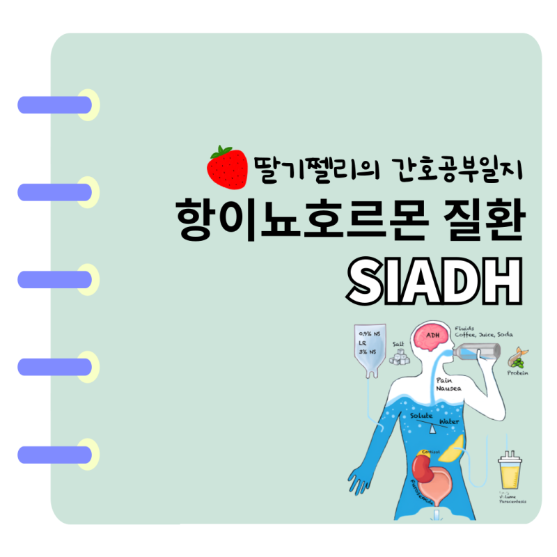 SIADH 항이뇨 호르몬 부적절 분비 증후군: 뜻, 원인, 증상, 치료
