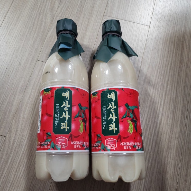  전통주 추천 예산사과 막걸리 골목양조장