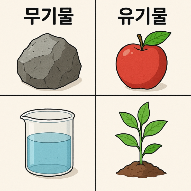  무기물 유기물 뜻 구분 예 종류