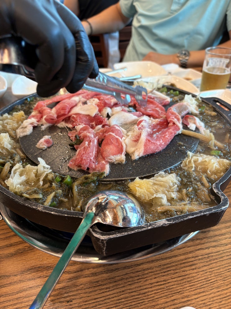  전라남도 화순, 시래기에 차돌을 싸먹는 '따봉시래기'