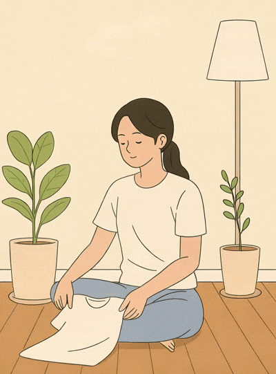 반팔티 접는법 1분이면 끝! 정리 고수가 알려주는 비밀